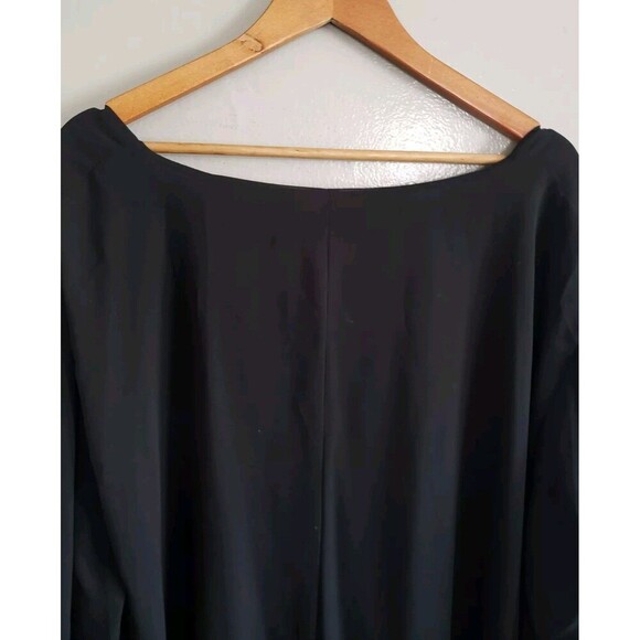 Torrid Dress Womens Size 4 Black Cold Shoulder Sheer Split Sleeve Event - Picture 7 of 11